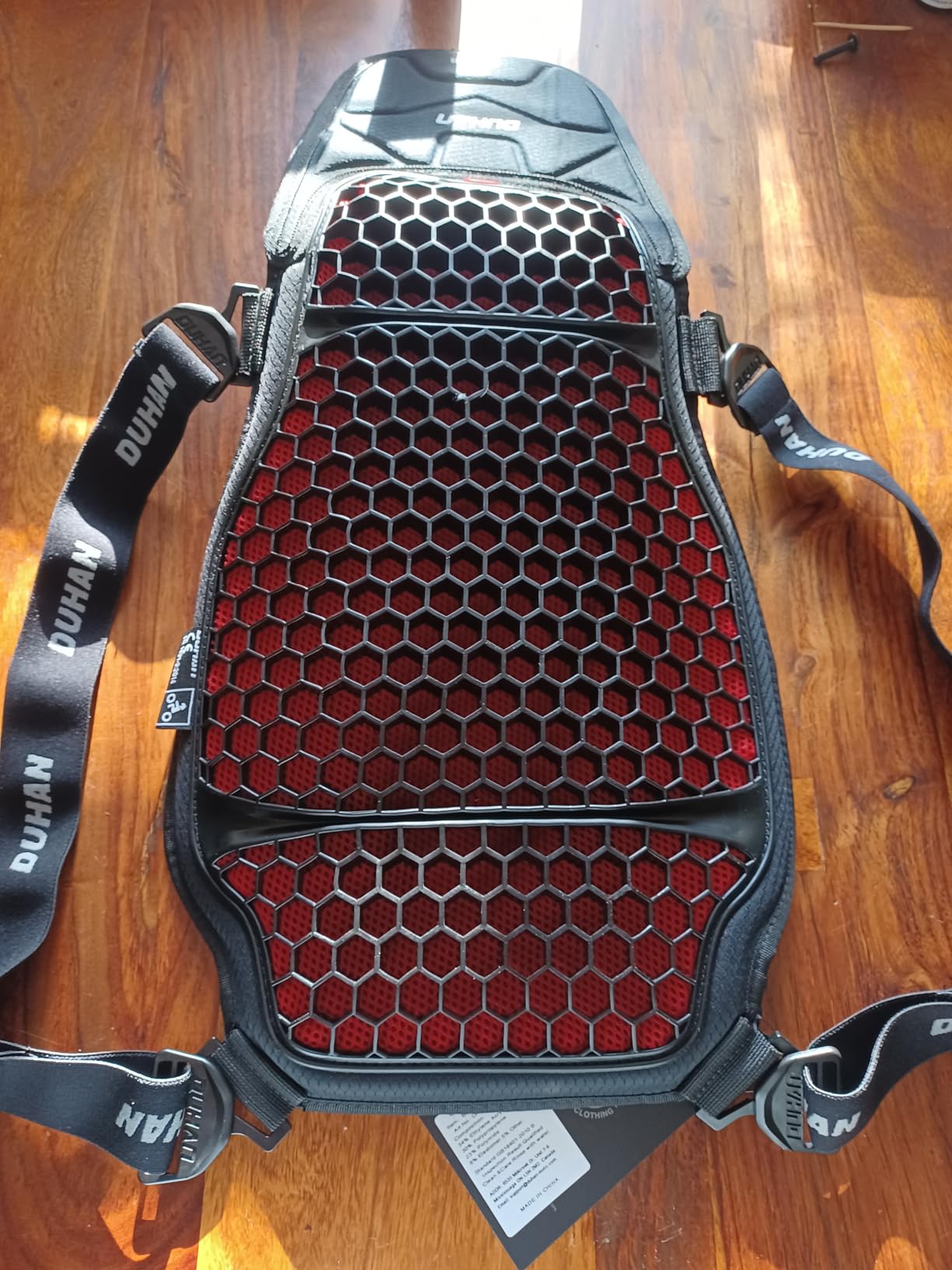 CE Level 2 Certified Motorcycle Back Protector, Lightweight Spine Armor Pad with Adjustable Straps Protective Gear for Motorcycle Riding Jackets, Motocross, Snowboarding, Skateboarding customer photo 2