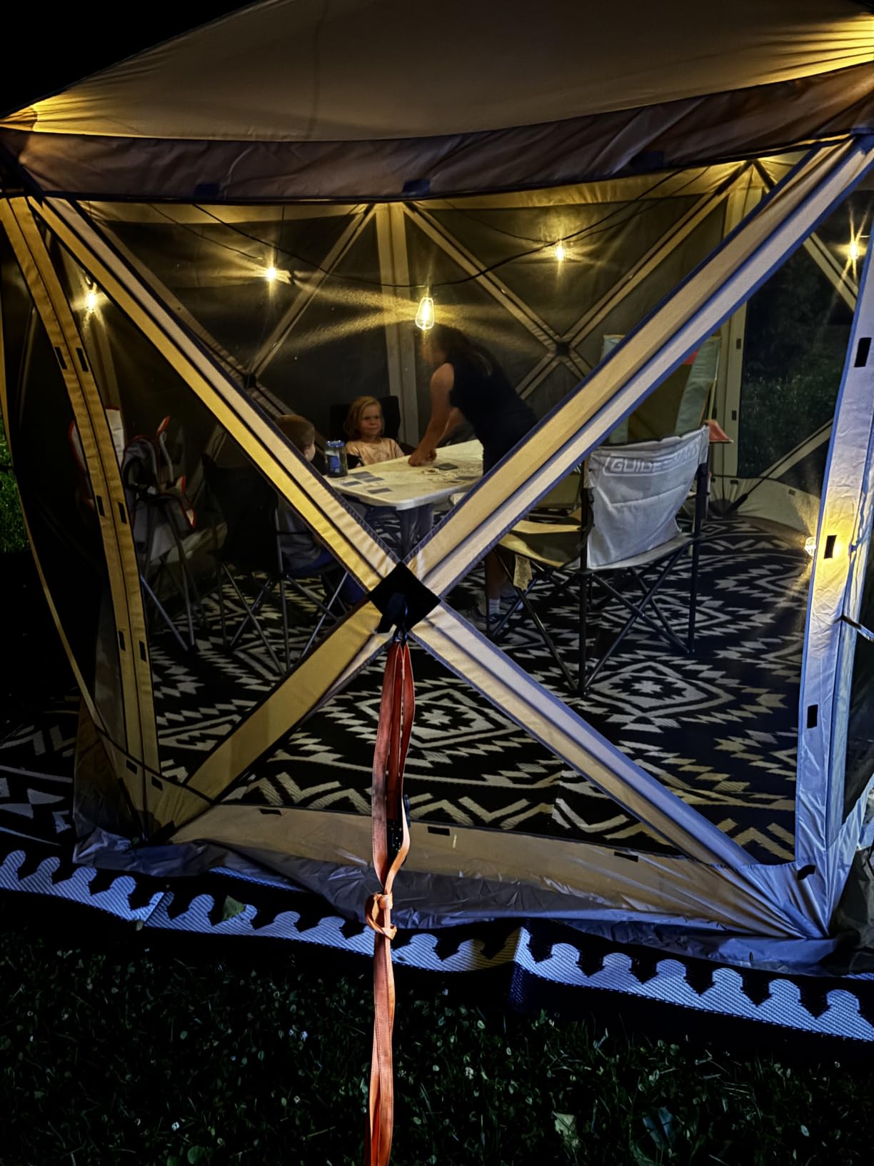 Brightown 52FT Solar String Lights Outdoor Waterproof, Up to 26Hrs Runtime customer photo 1