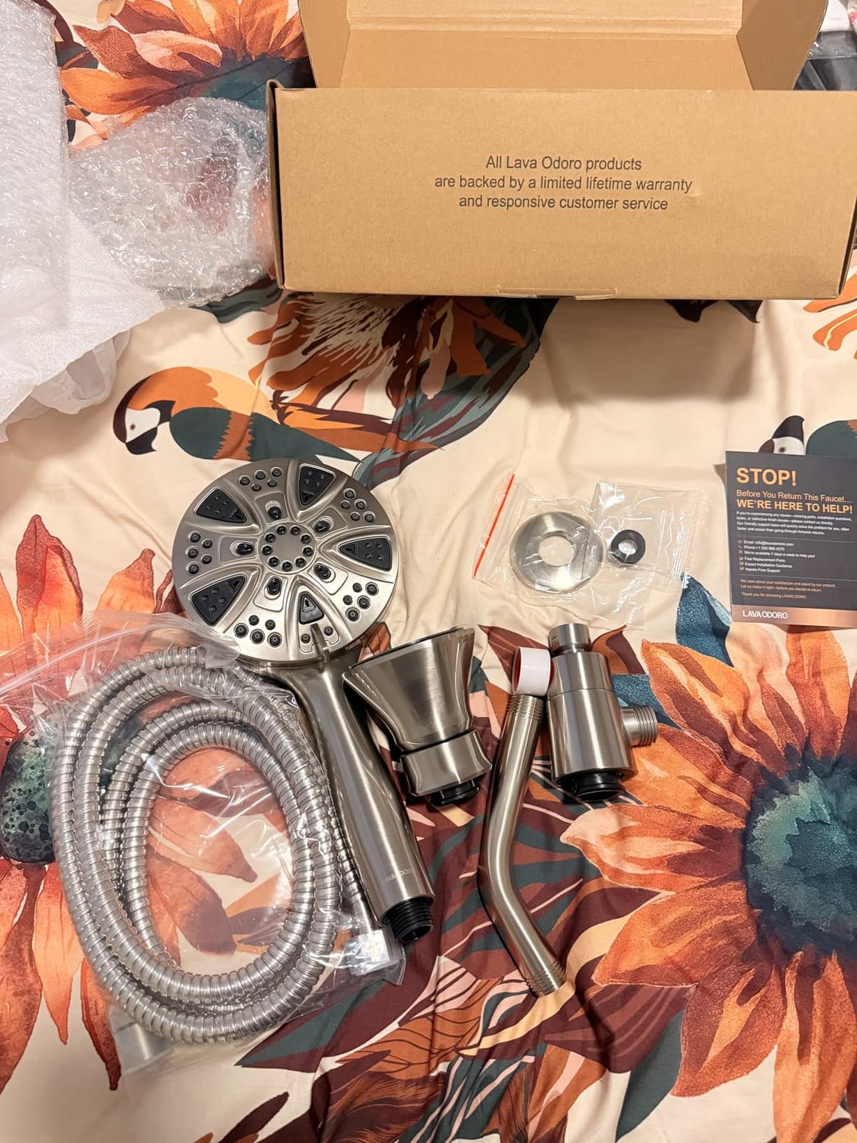 LAVA ODORO Handheld Shower Head with Magnetic Docking System customer photo 2