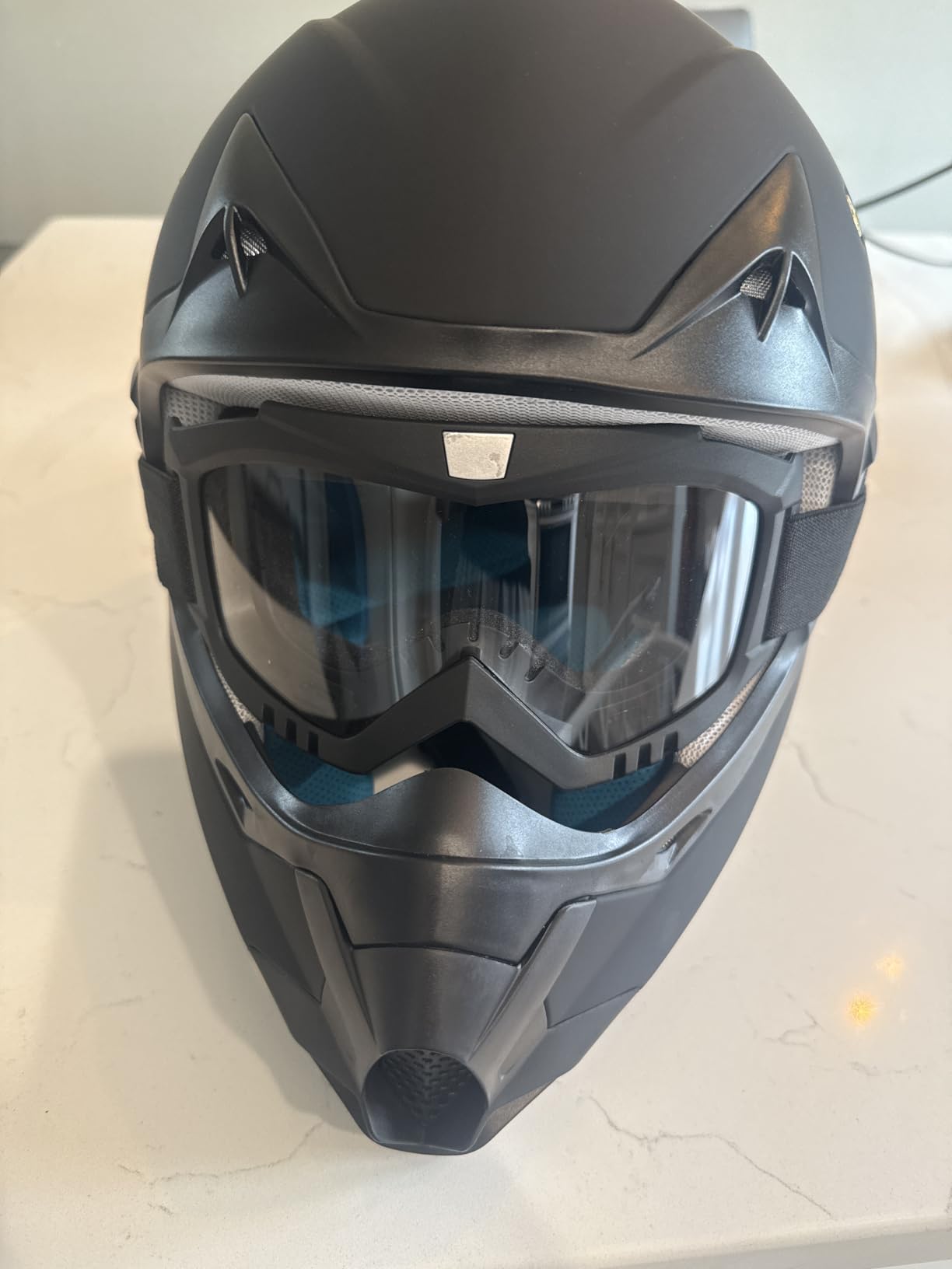 TRIANGLE Adult Dirt Bike Helmet Full Face Motocross Helmets DOT Certified customer photo 1