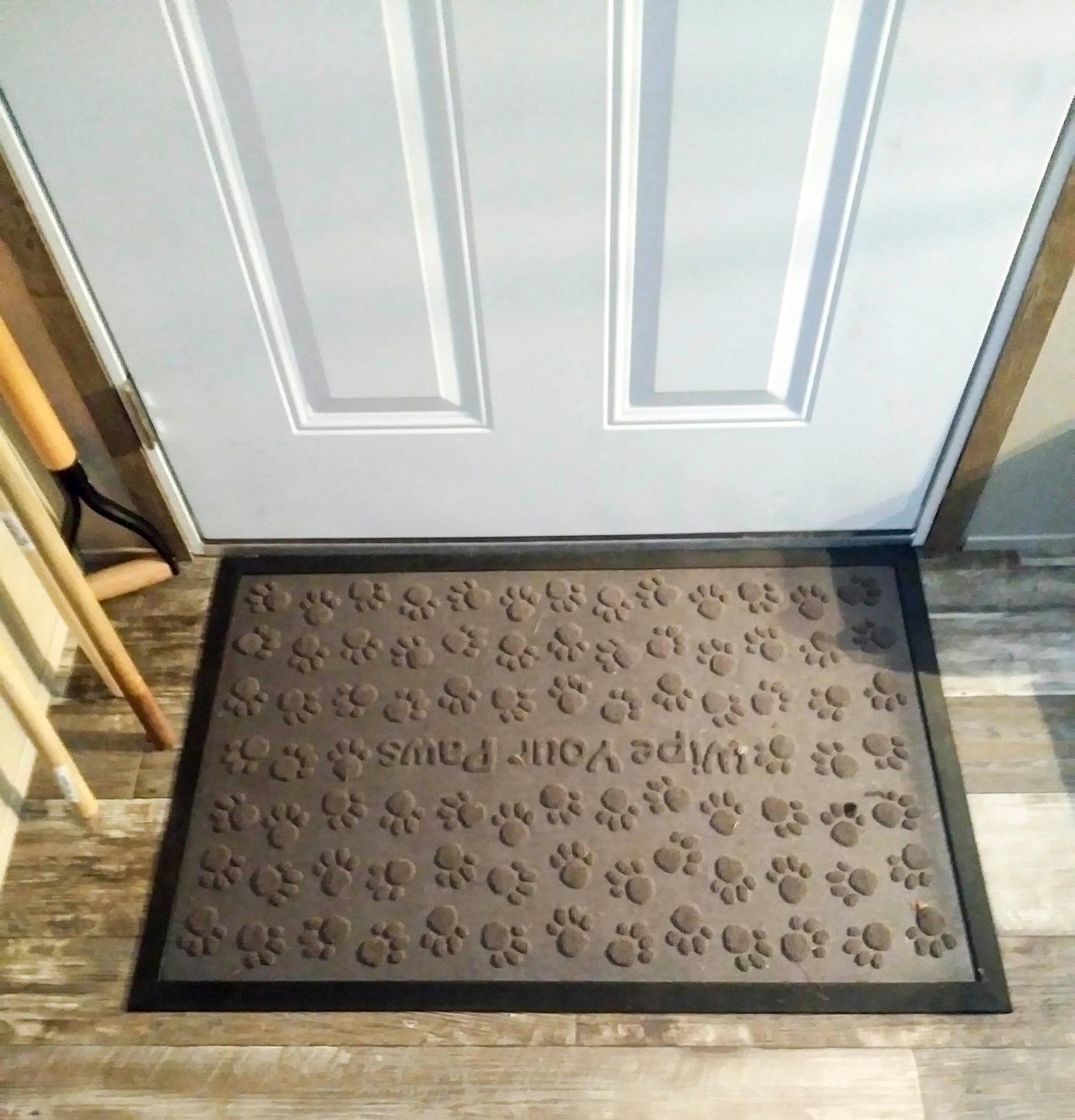 Aucuda RV Door Mat Outdoor Washable for Kitchen Floor, Welcome Muddy Mats for Front Door Outside Entrance, 30
