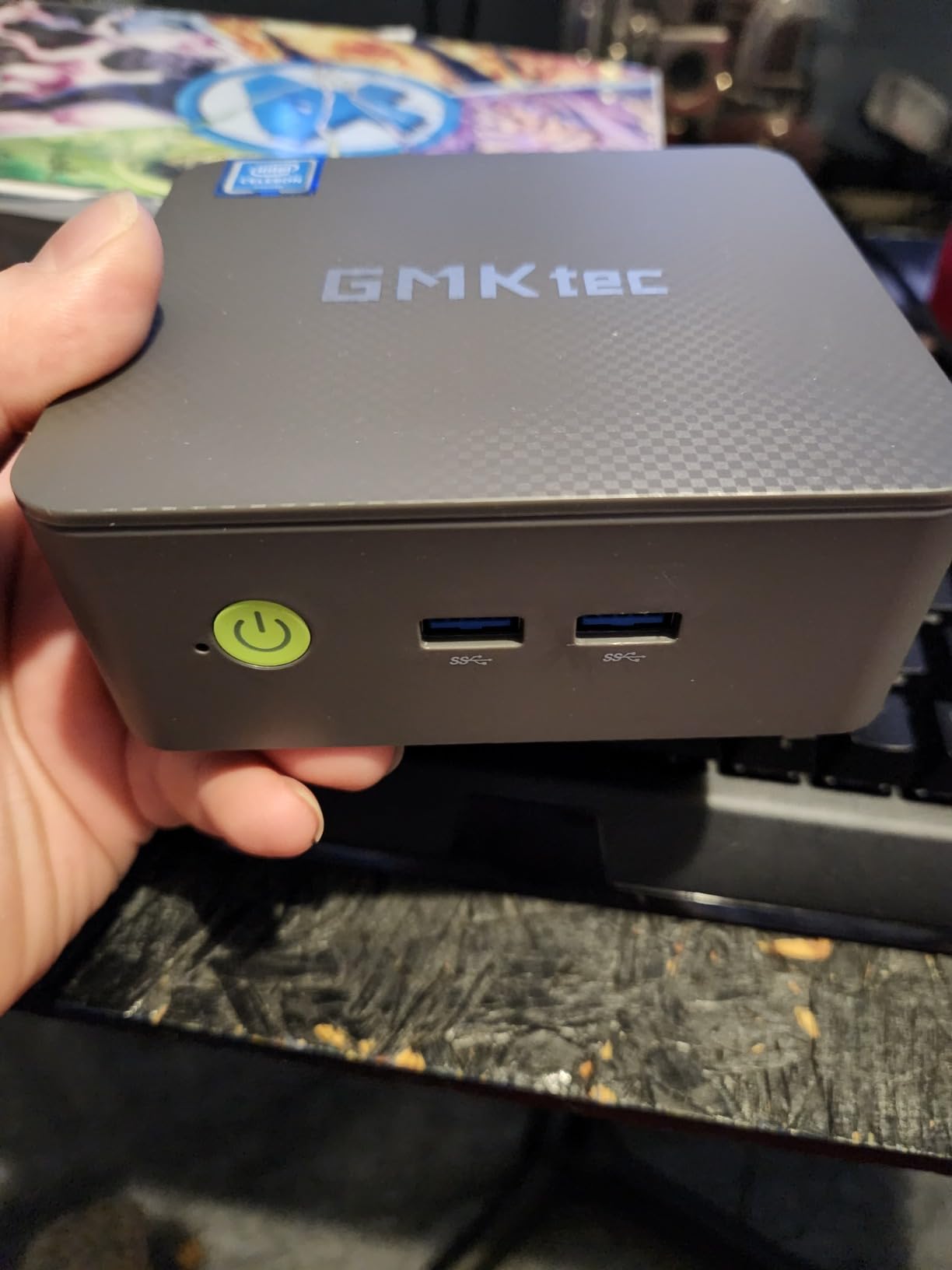 GMKtec G3S Mini PC Computers Intel N95 Processor (Turbo 3.4GHz) | 8GB DDR4 256GB SSD Desktop Computer 4K Dual HDMI Display/3x USB3.2/WiFi 5 BT5.0/RJ45 Ethernet customer photo 1