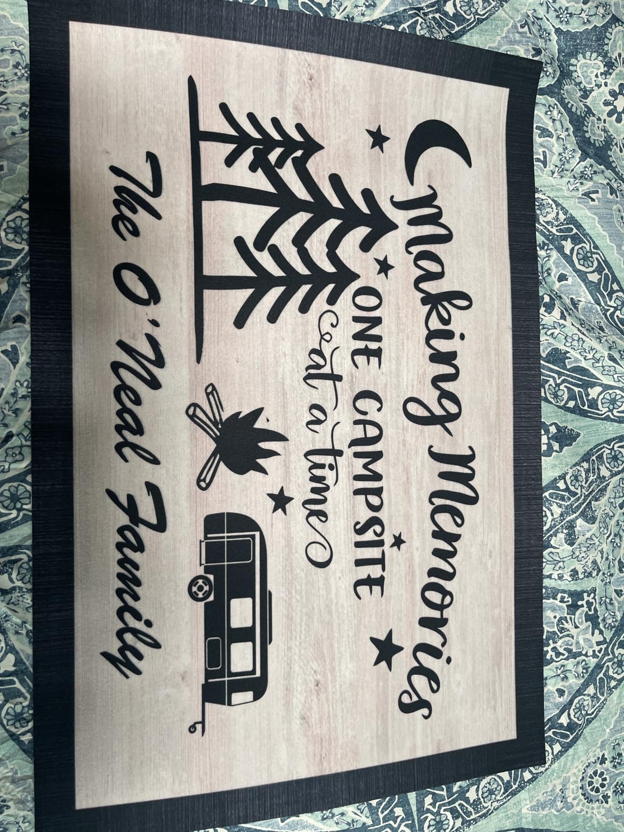 Personalized Camping Entry Doormat with Custom Family Name – “Life is Better When You’re Camping” RV Floor Mat for Trailer, Cabin or Motorhome Doorway – Gift Idea for Outdoor Travel Lovers customer photo 1