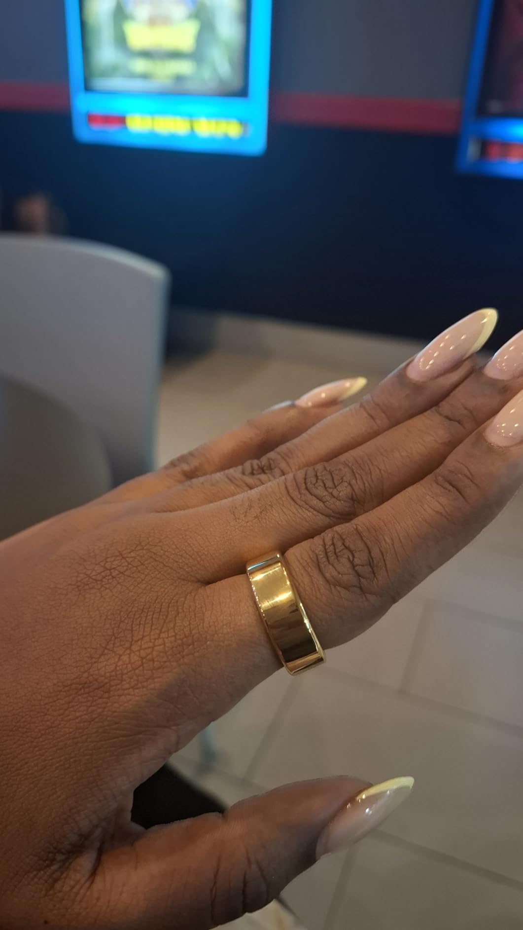 Smart Ring for Women, Health Tracker & 5ATM, COLMI R02. (Gold, 8#) customer photo 2