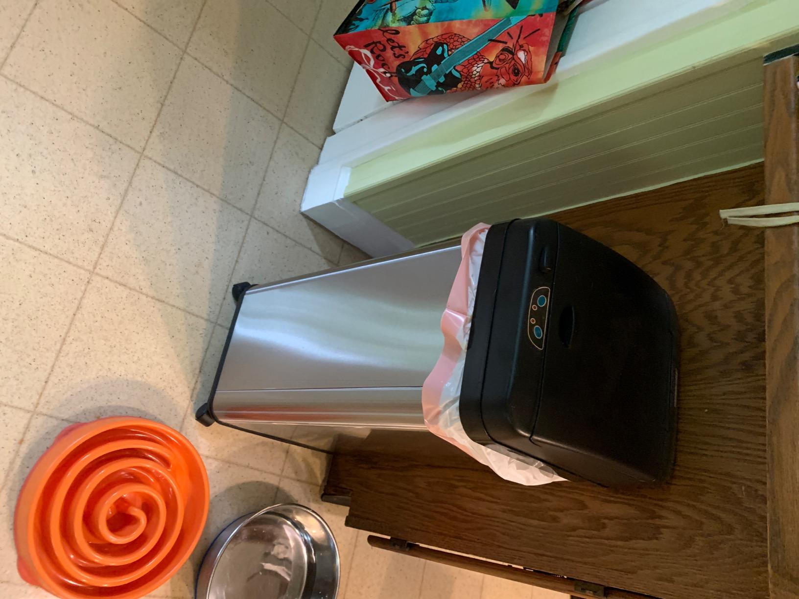 iTouchless Odor-Locking Nursery Pail | 2026 Award-Winning Bin | Boho White customer photo 1