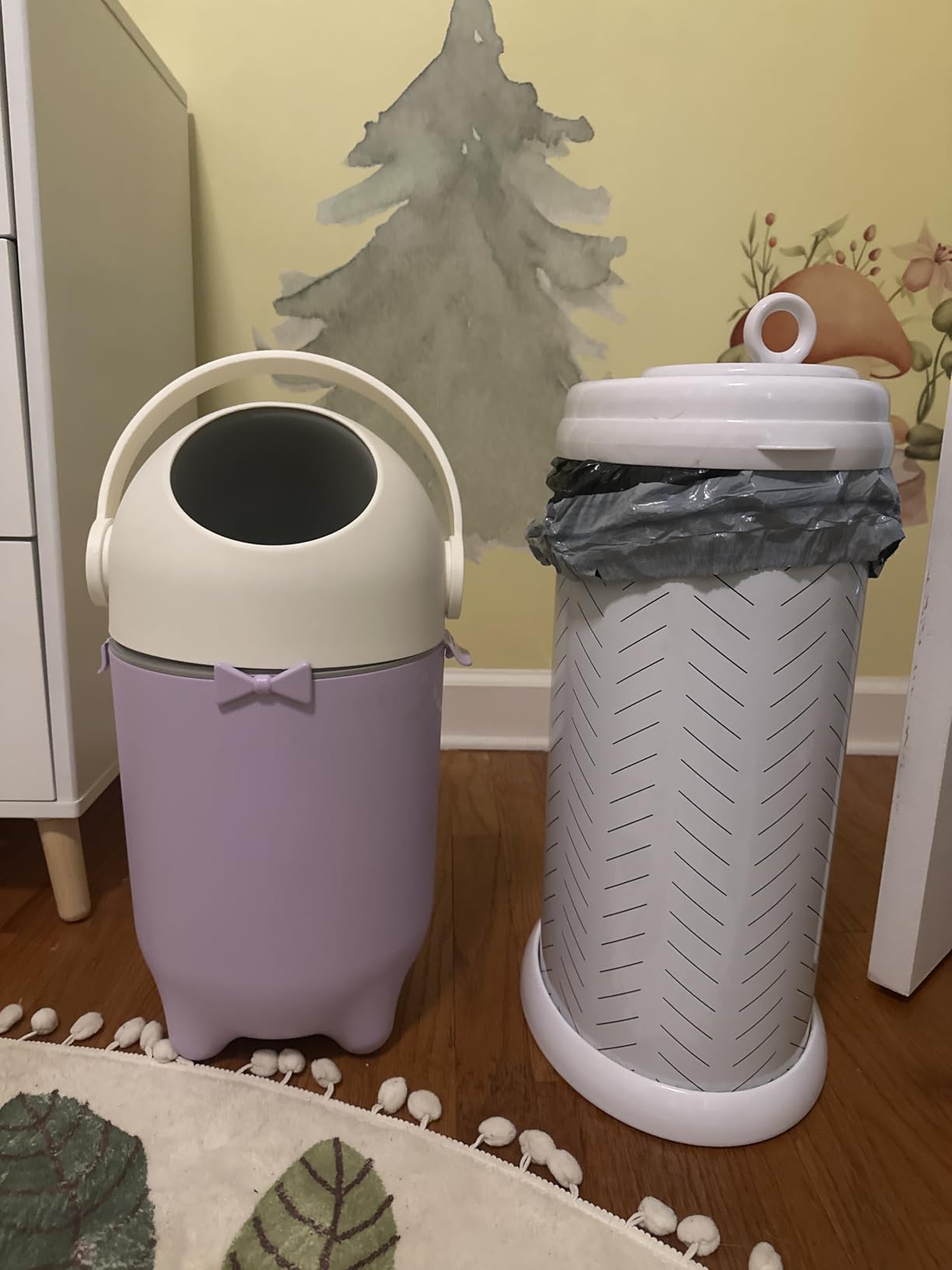 iTouchless Odor-Locking Nursery Pail | 2026 Award-Winning Bin | Boho White customer photo 2