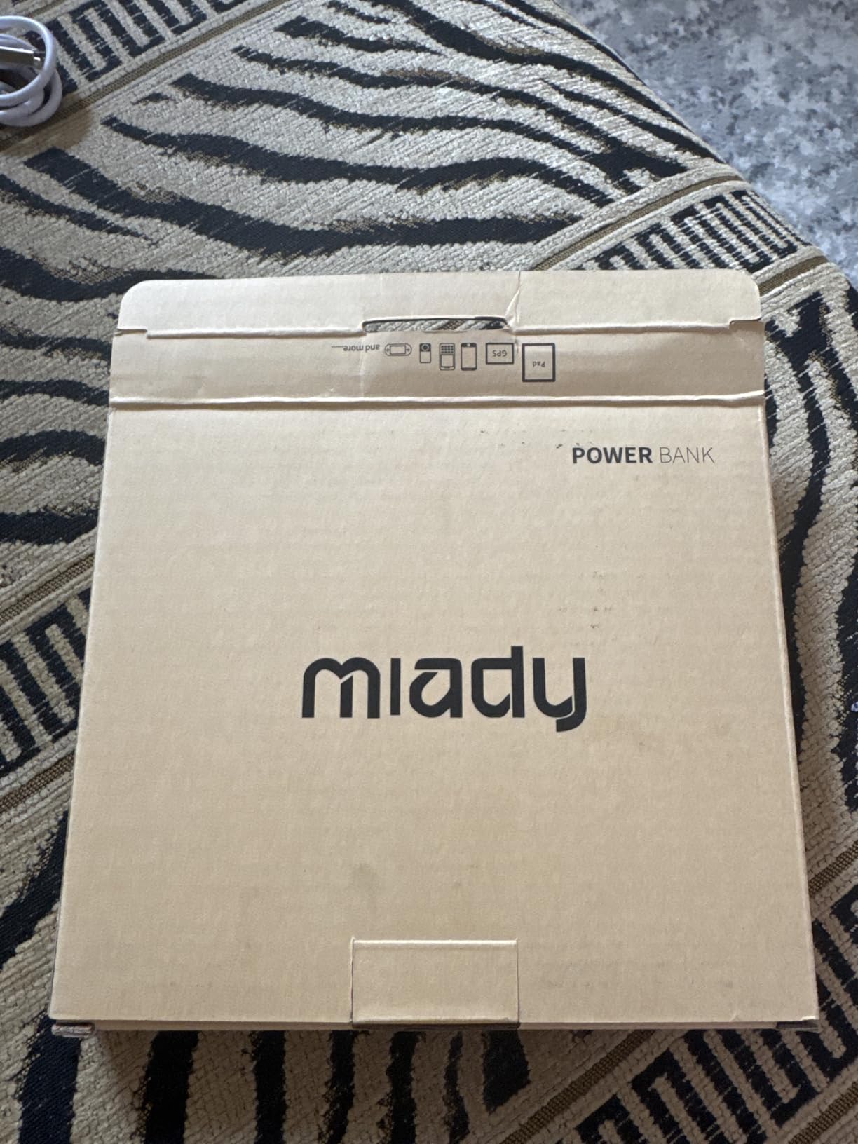 Miady 2-Pack Portable Charger, Slim 10000mAh Power Bank Travel Battery Pack customer photo 2