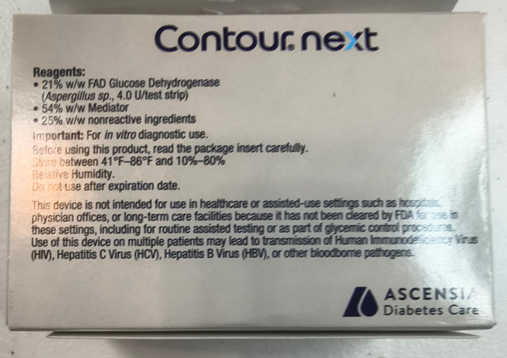 Ascensia Contour Next Blood Glucose Diabetes Test Strips 105 Count (3x35ct) customer photo 2