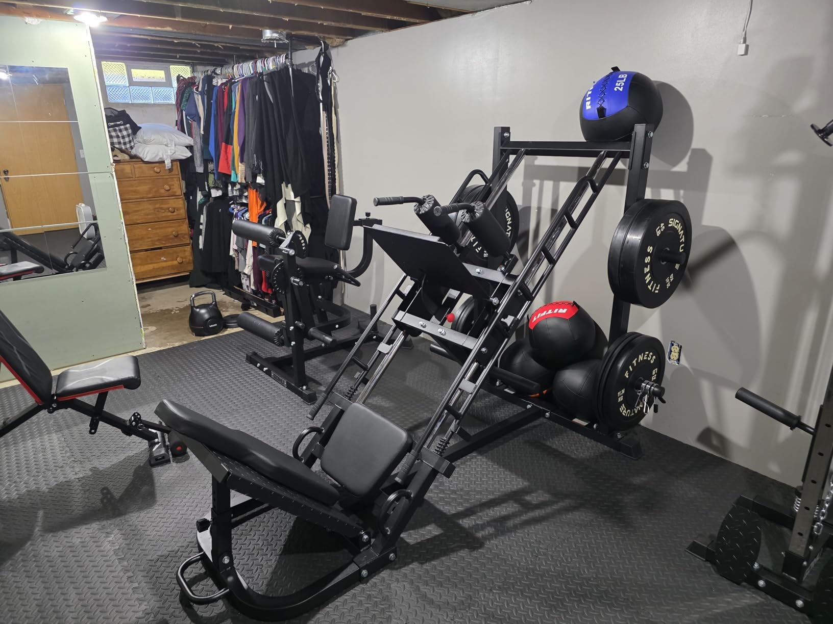 Dripex Leg Press Hack Squat Machine Combo for Home Gym, Upgraded Leg Press customer photo 2