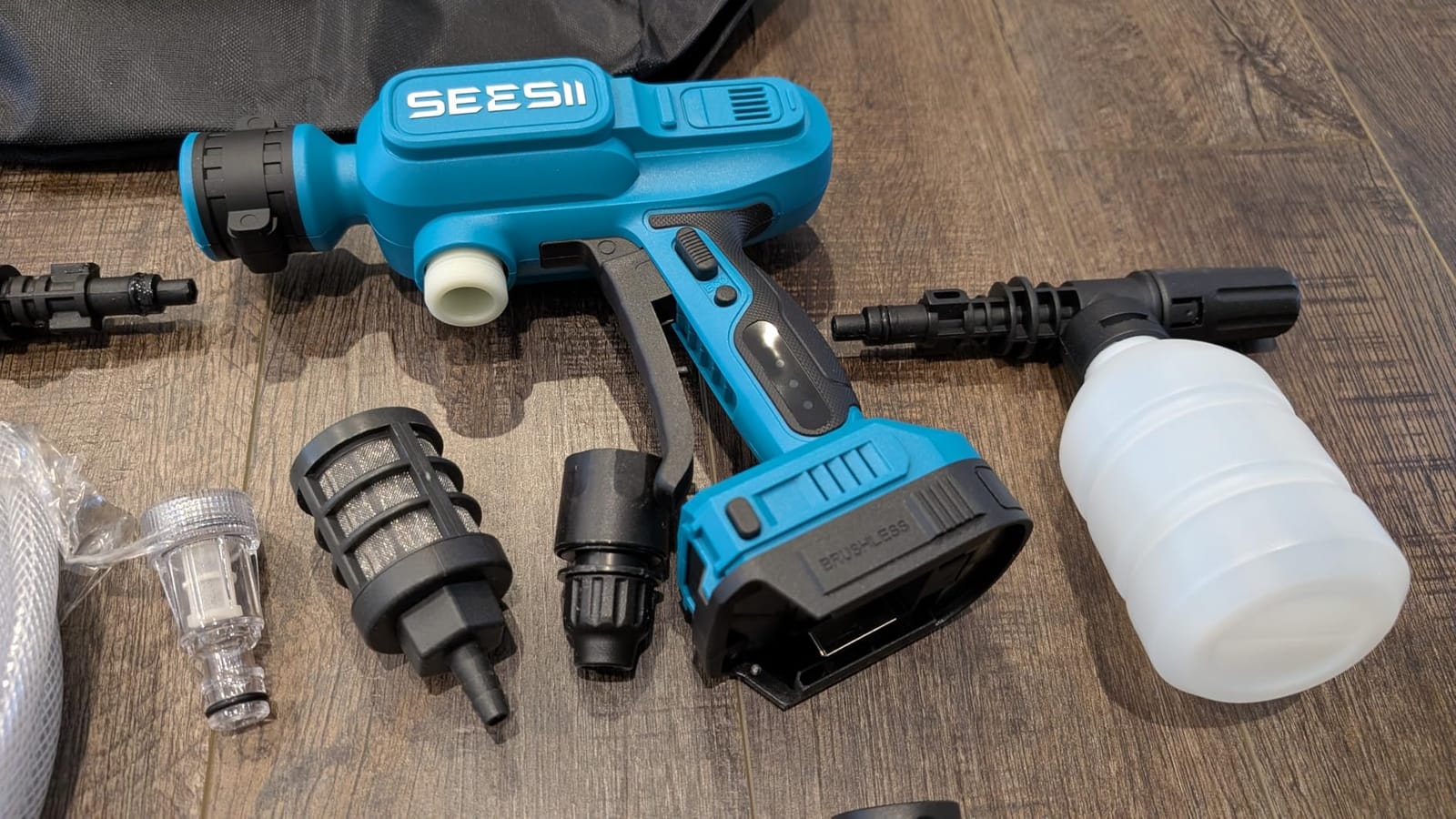 SEESII Cordless Pressure Washer 1250PSI, Portable Power Washer customer photo 2