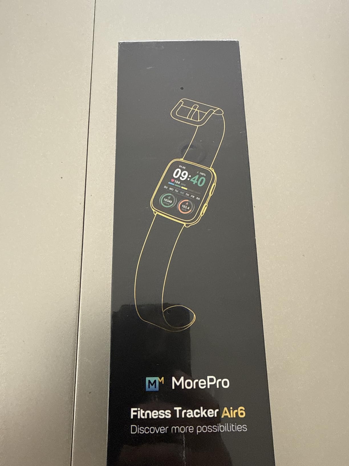 MorePro Fitness Tracker with 24/7 Heart Rate & Blood Pressure Monitor, Blood Oxygen & Sleep Tracker, Smart Watch with Step Calorie Counter, IP68 Waterproof Activity Tracker for Women Men Android iOS customer photo 1