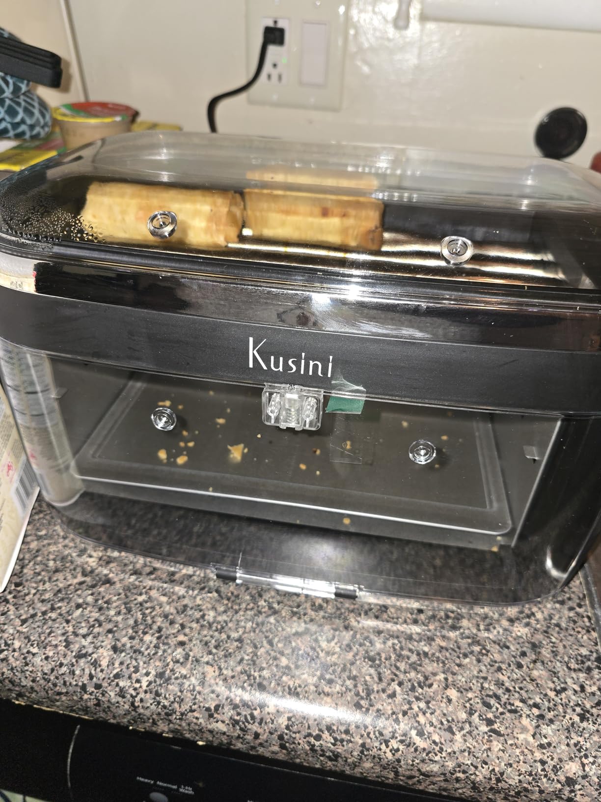 Kusini Hot Dog Roller Grill & Toaster Oven - Holds 8 Hot Dogs & 8 Buns, keep warm Option & Condiment Holder - Kitchen Appliance Hot Dog Cooker Machine - Hosting Party Essential, Unique Gifts Idea customer photo 2