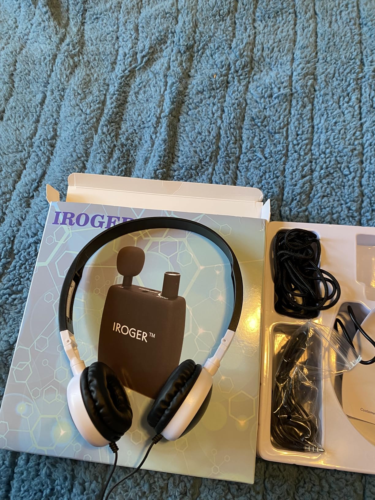 Hearing Amplifier Rechargeable Hearing Device with Headphone Personal Sound Amplifier for Ears,Seniors,Directional Microphone customer photo 1