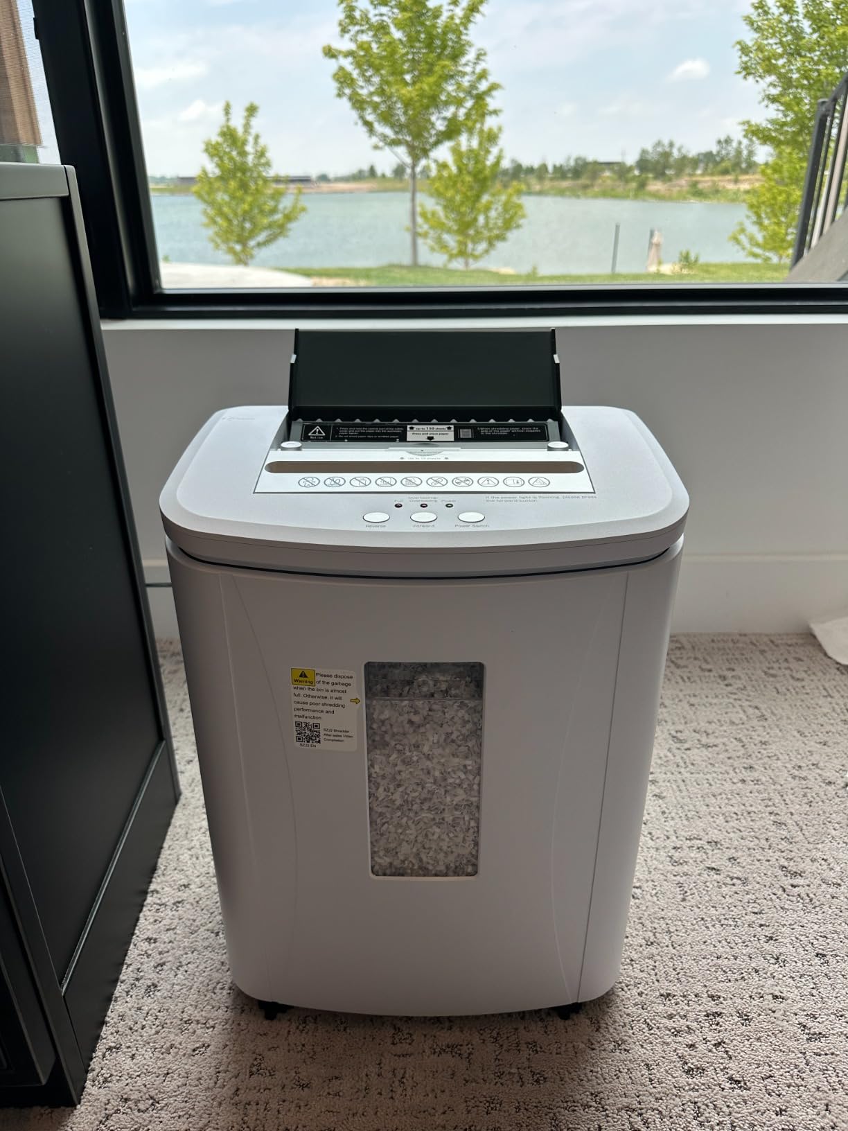 Heavy Duty Paper Shredder 400-Sheet Auto Feed P5 Micro Cut customer photo 2