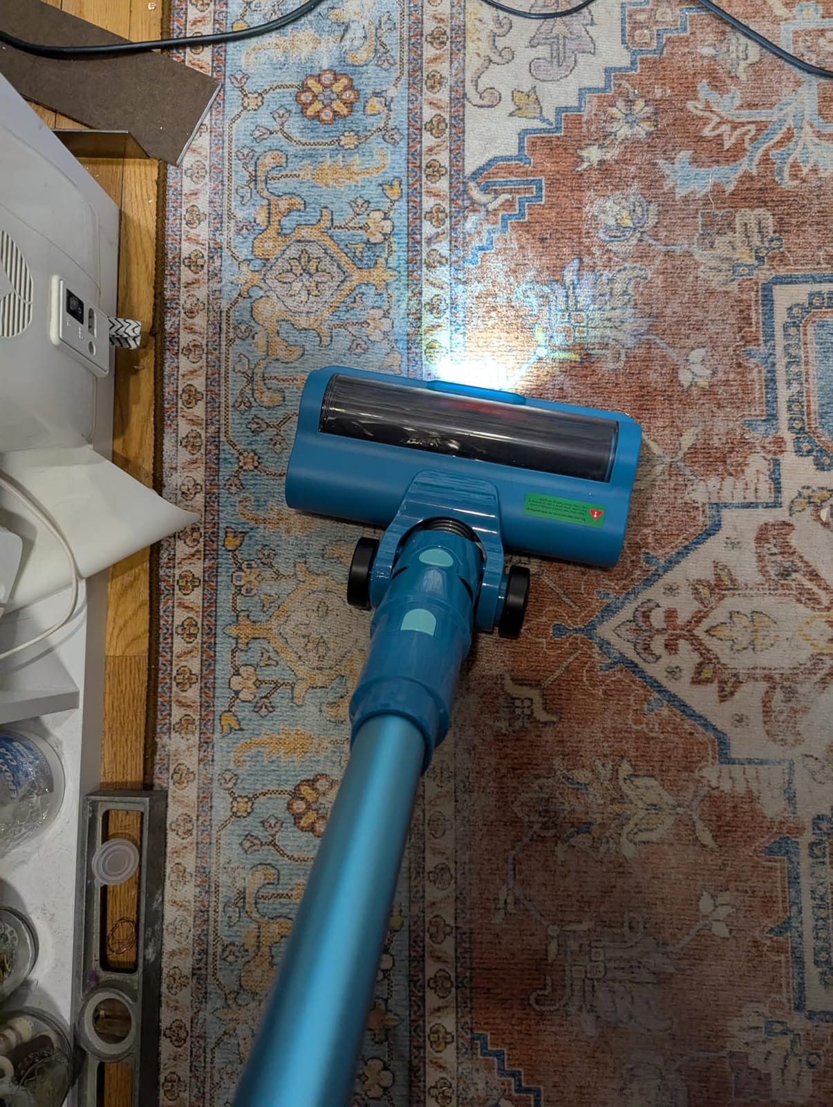 Mattress Vacuum Cleaner with 275nm UV-C Light & 149℉ Heat, 16Kpa Powerful Suction Bed Vacuum for Pet Hair & Dander, Smart Dust Sensor, Anion & Aromatherapy, Corded for Bed, Sofa, Couch, Purple customer photo 1