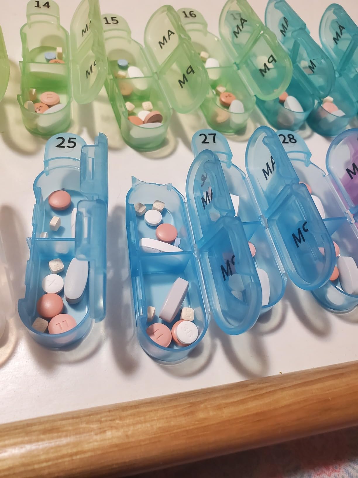 Colorwing® 2025 Smart Pill Dispenser for Seniors - 31-Slot Automatic Medication Organizer with Bluetooth Alarms, Fingerprint & Mechanical Dual Lock, Daily Timed Dispenser (Elderly-Friendly Design) customer photo 1