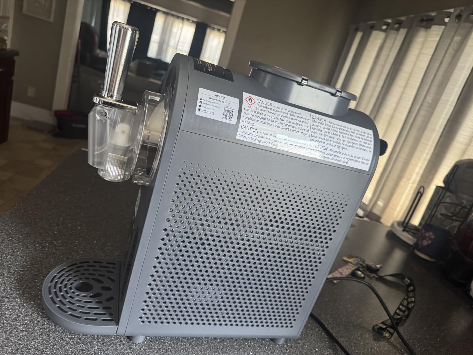 Ice Cream Maker & Slushie Machine Soft Serve Ice Cream Machine 7 Presets customer photo 2