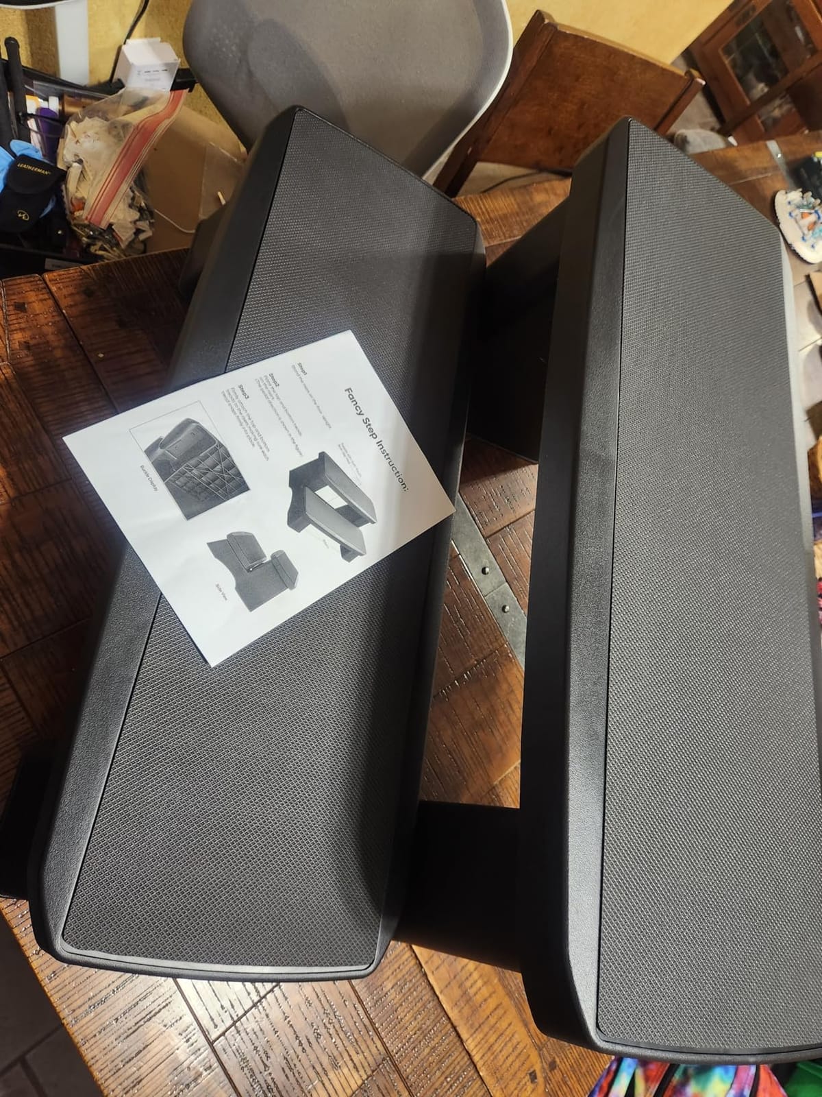 Backyard Expressions Hot Tub Steps, 2-Tier Non-Slip Spa Stairs, Black customer photo 2