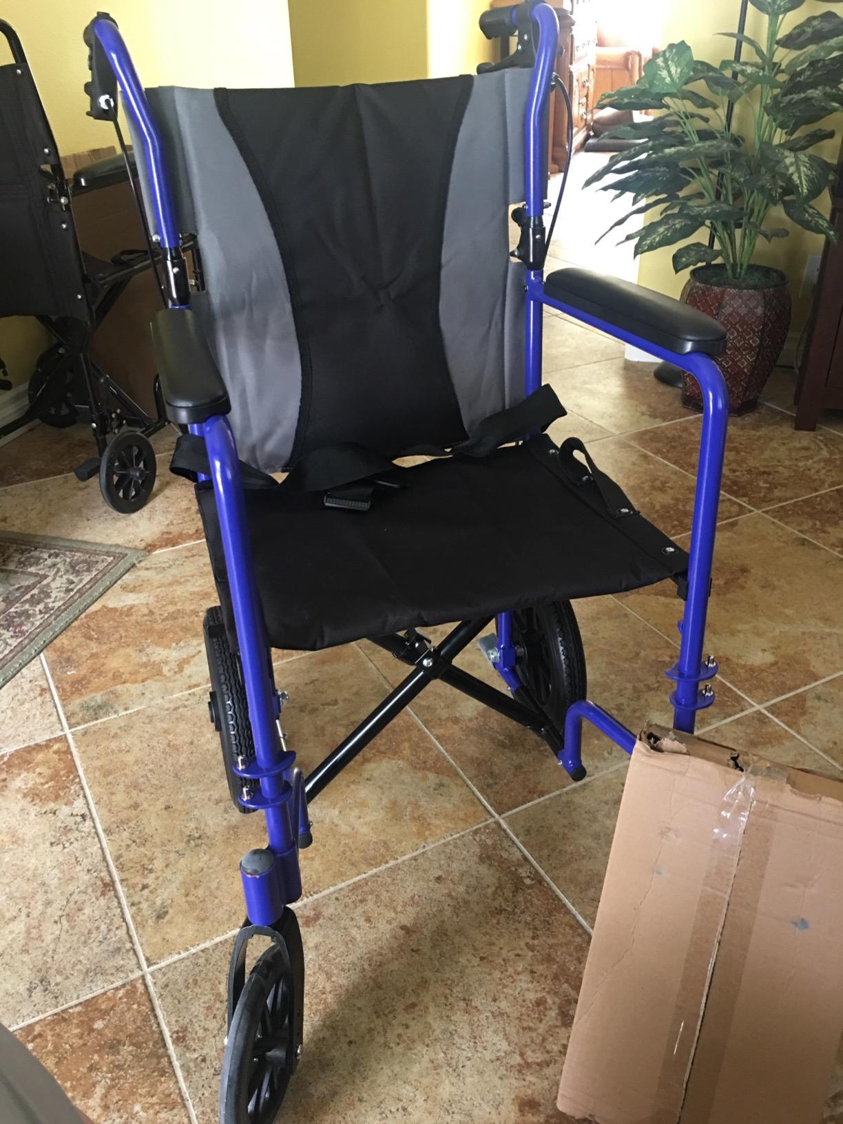 Vive Ultra Lightweight Electric Wheelchair for Adults - Foldable Power customer photo 2