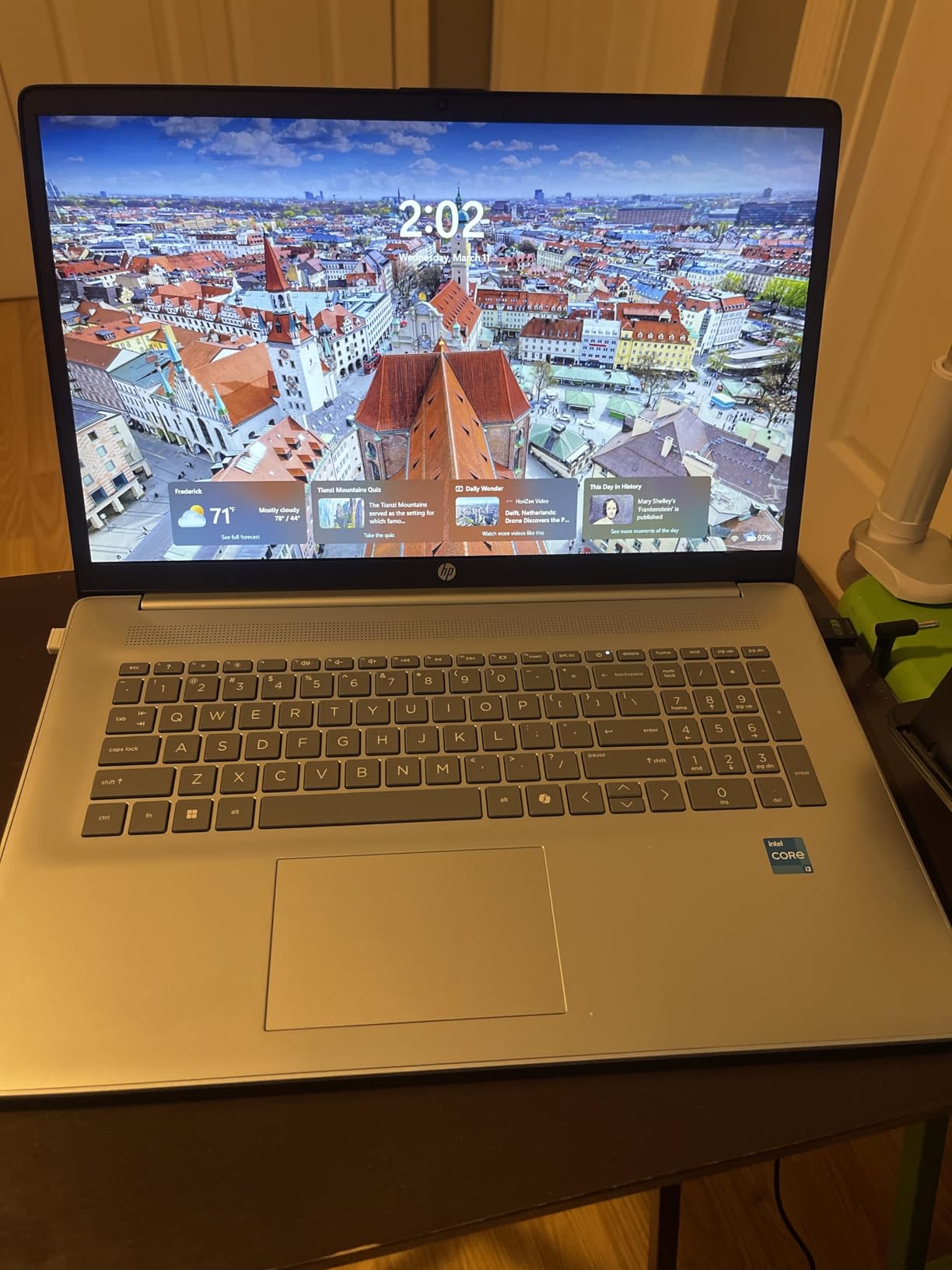 HP 17.3” Touchscreen Laptop w/Microsoft 365, 8GB RAM, 128GB UFS customer photo 1