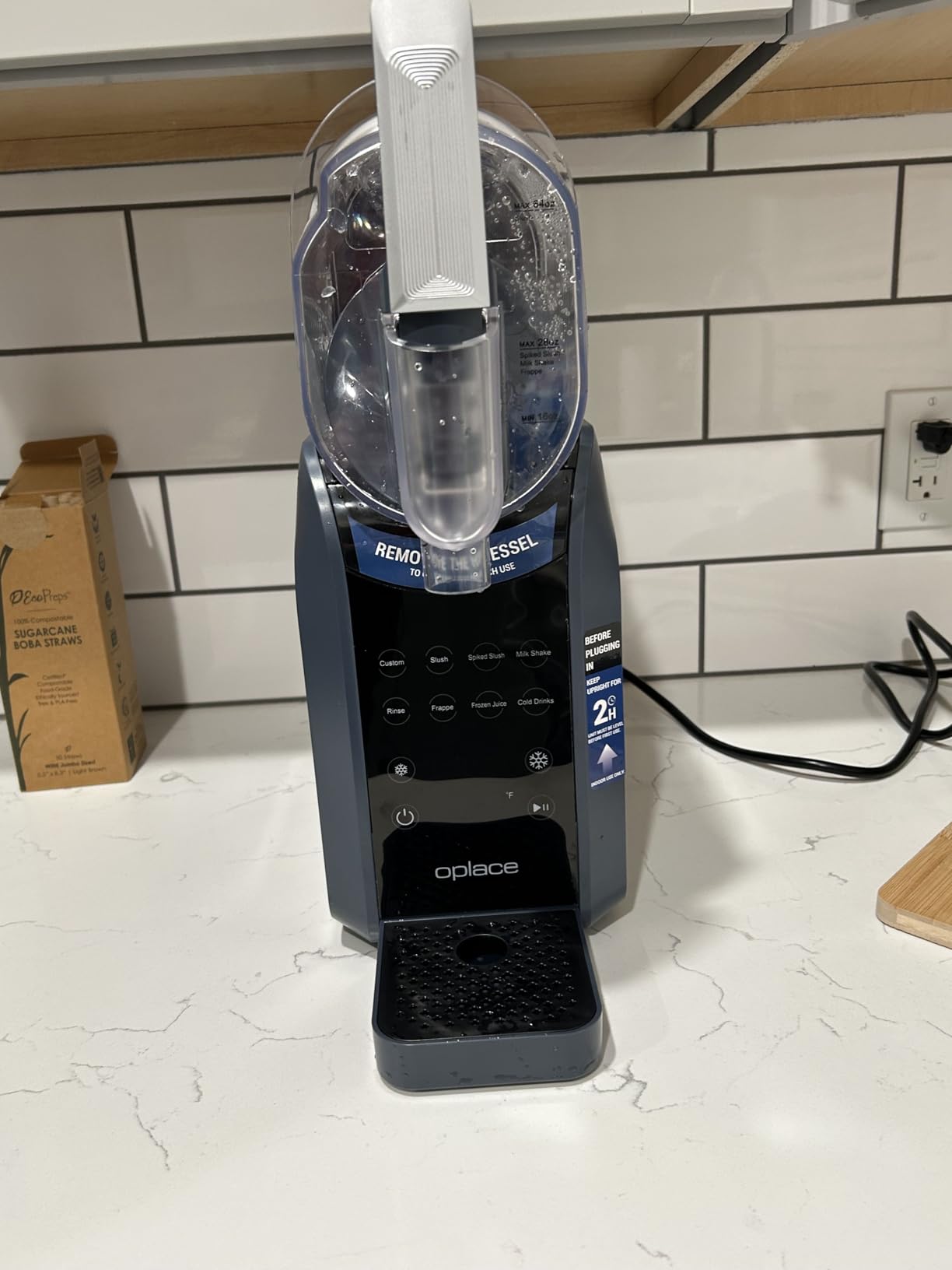 7-in-1 Slushie Machine & Soft Serve Ice Cream Maker,88oz with No Ice Needed,Slushy Machie for Home,Frozen Drink,Margarita,Cocktail,Daiquiri,Frappe,Milkshake,and More Smoothie customer photo 1