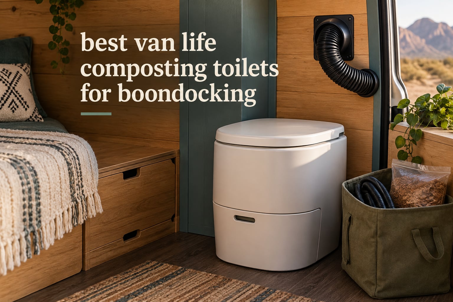 best van life composting toilets for boondocking