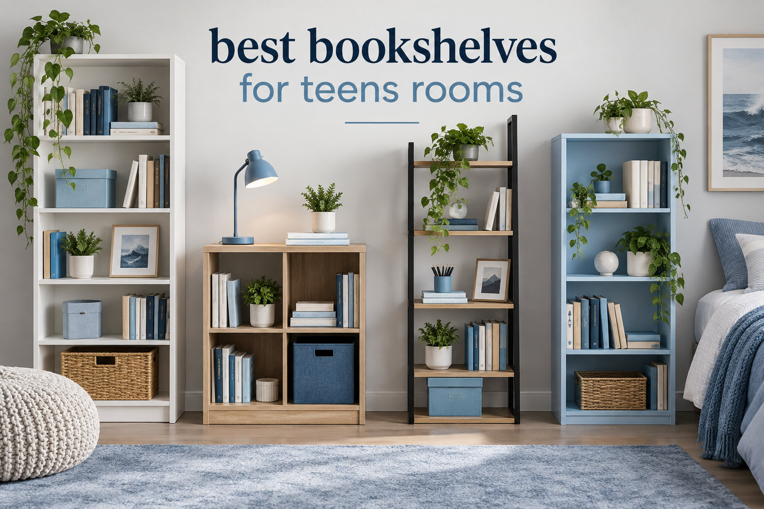 best bookshelves for teens rooms