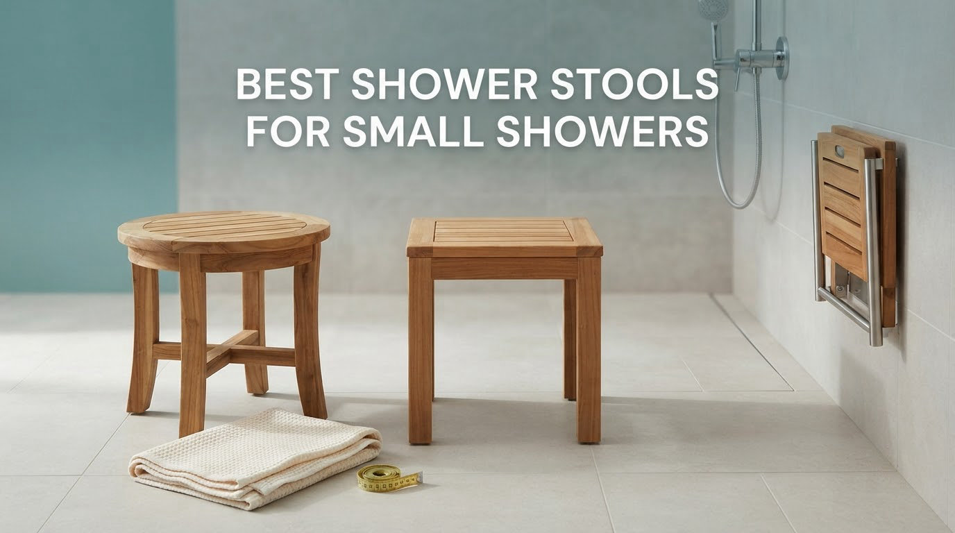 best shower stools for small showers