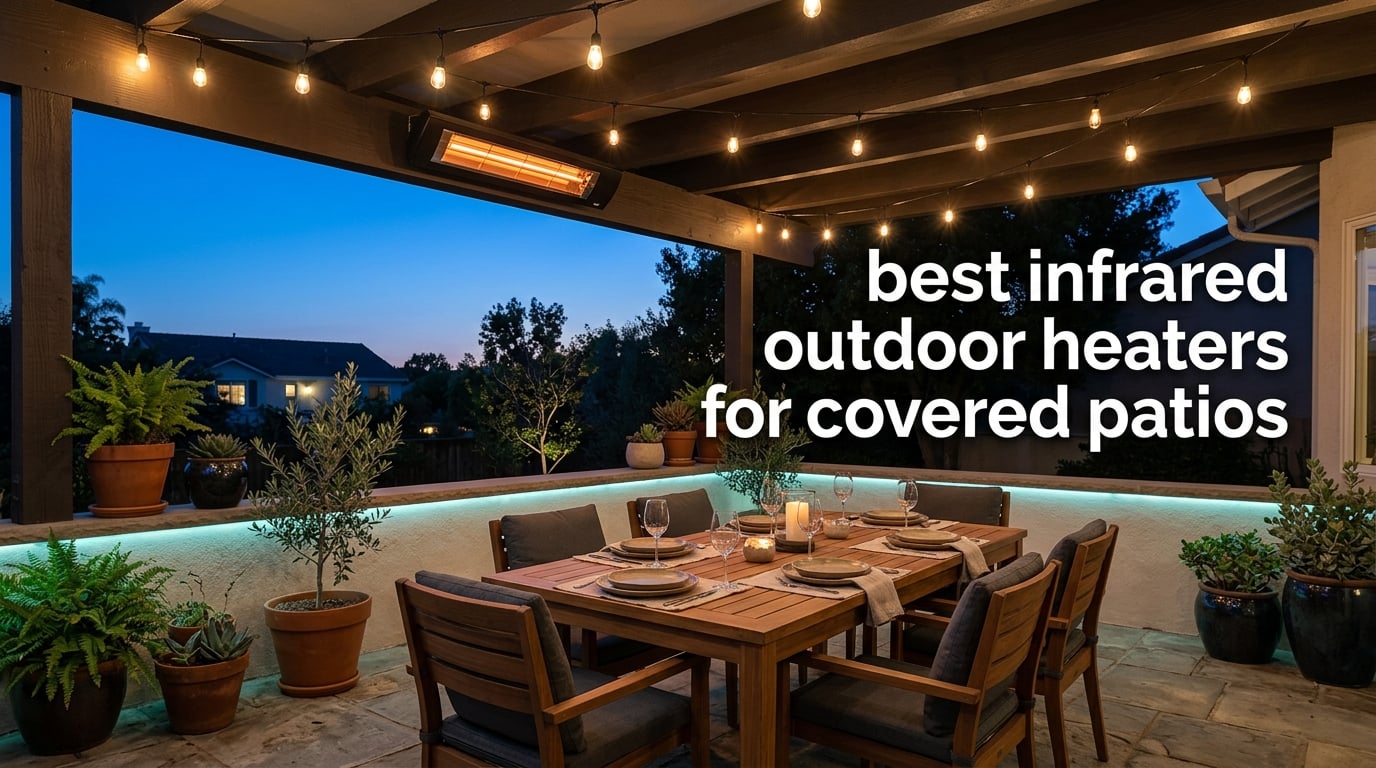 best infrared outdoor heaters for covered patios