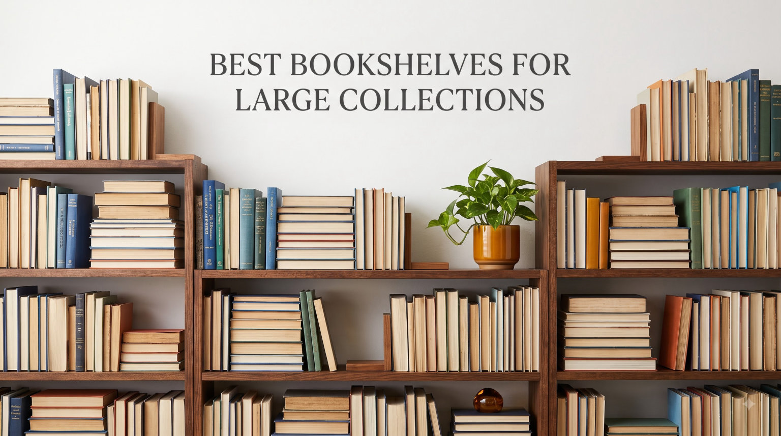 best bookshelves for large collections