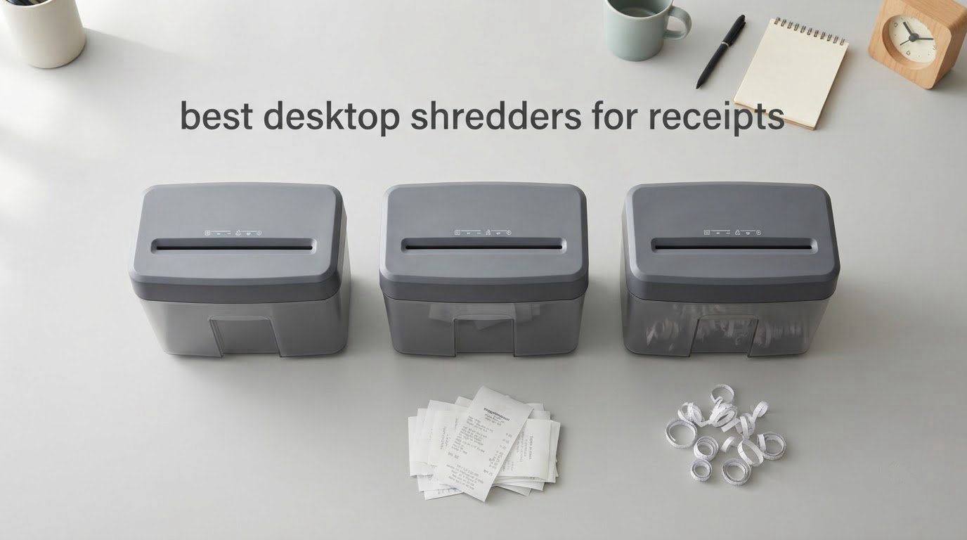 best desktop shredders for receipts