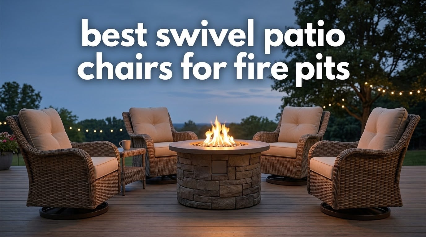 best swivel patio chairs for fire pits