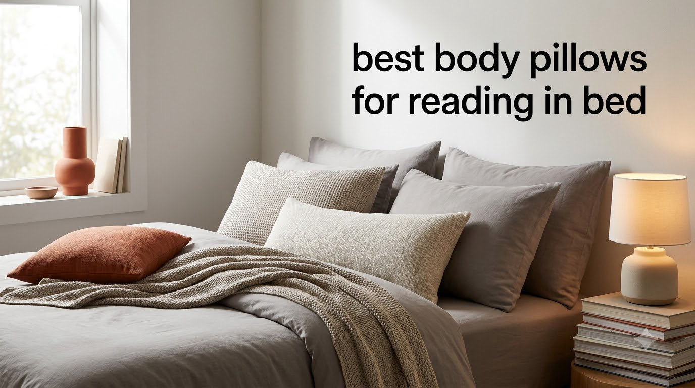 best body pillows for reading in bed