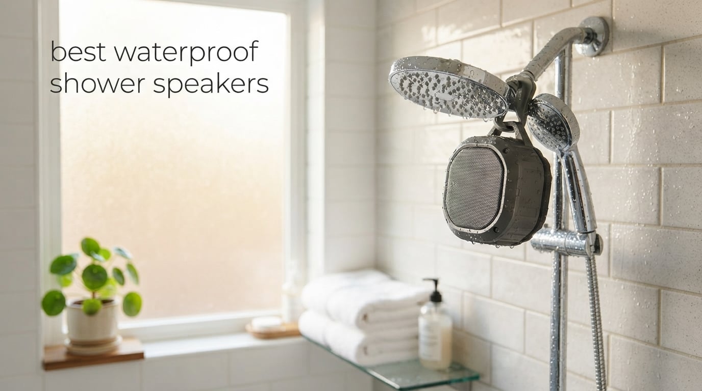 best waterproof shower speakers