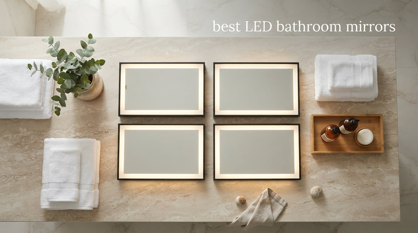 best LED bathroom mirrors