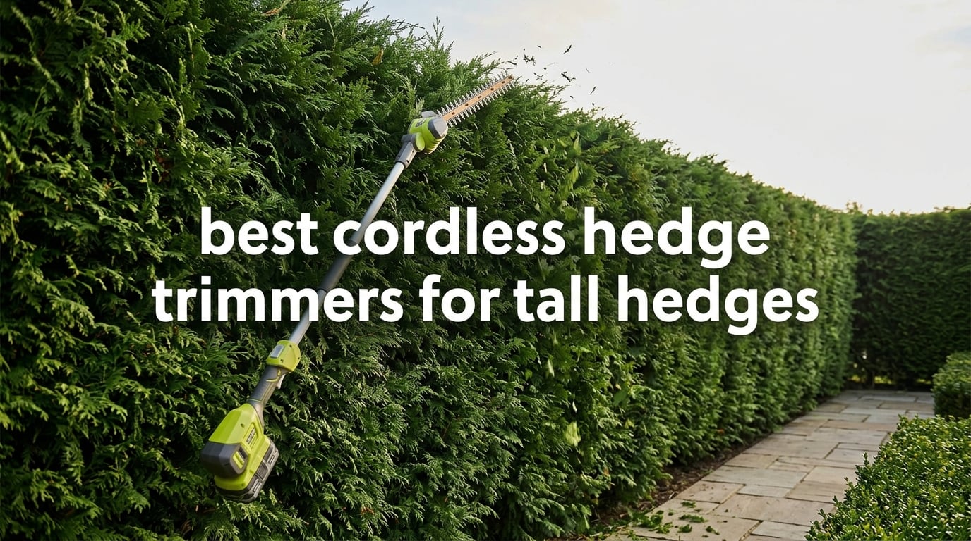 best cordless hedge trimmers for tall hedges