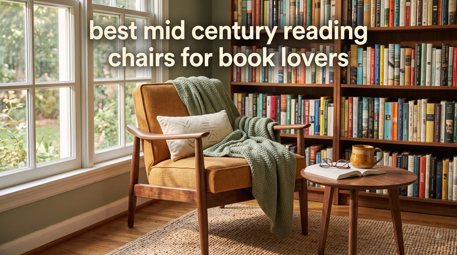 best mid century reading chairs for book lovers