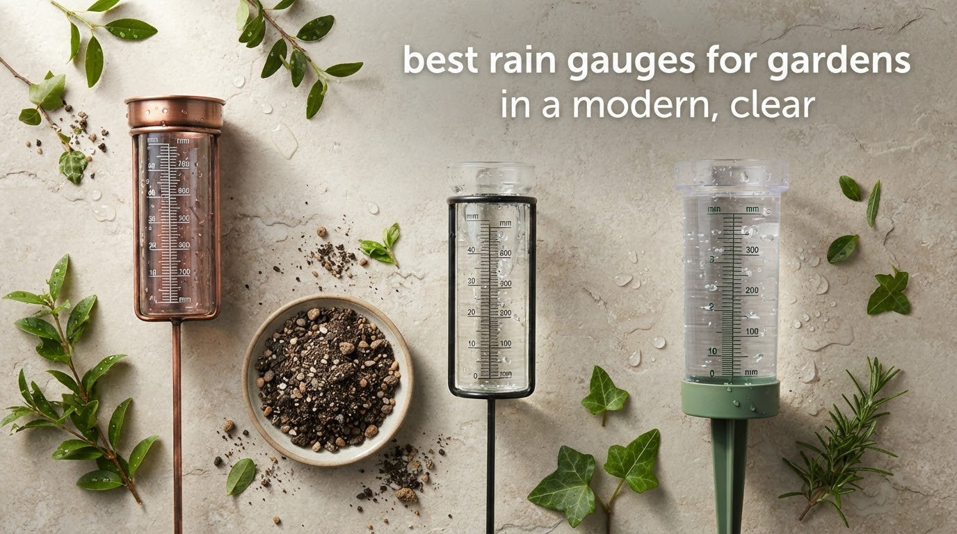 best rain gauges for gardens