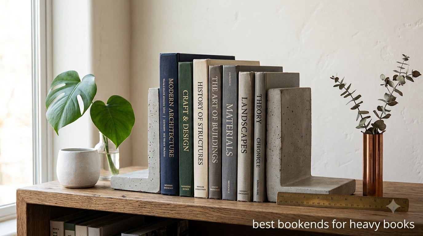 best bookends for heavy books