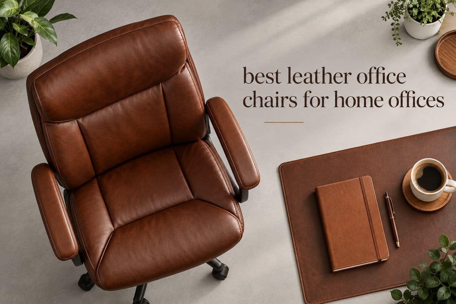 best leather office chairs for home offices