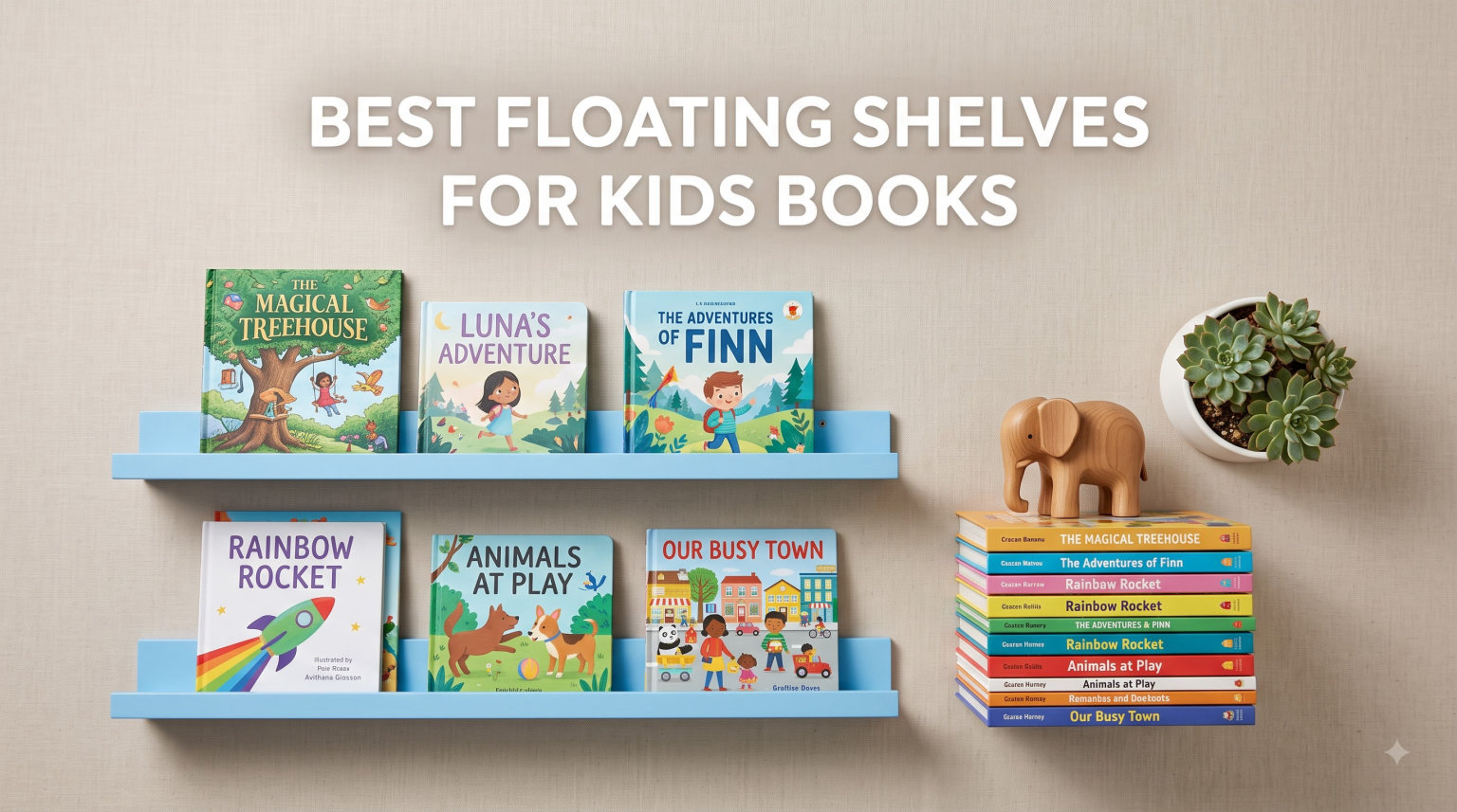 best floating shelves for kids books