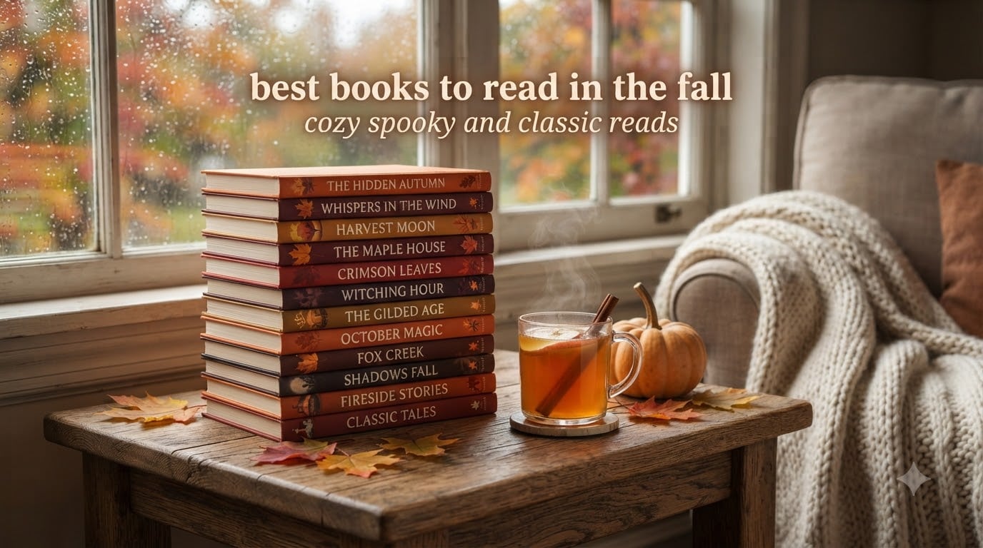 best books to read in the fall cozy spooky and classic reads