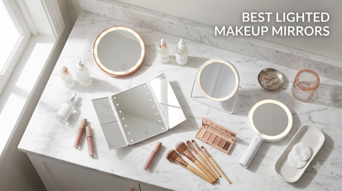 best lighted makeup mirrors