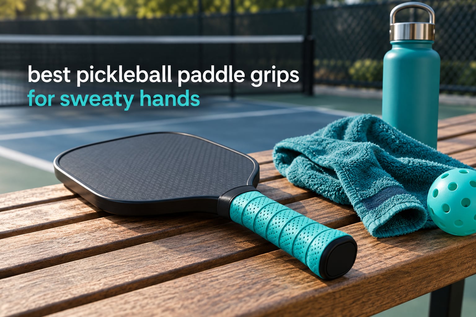 best pickleball paddle grips for sweaty hands