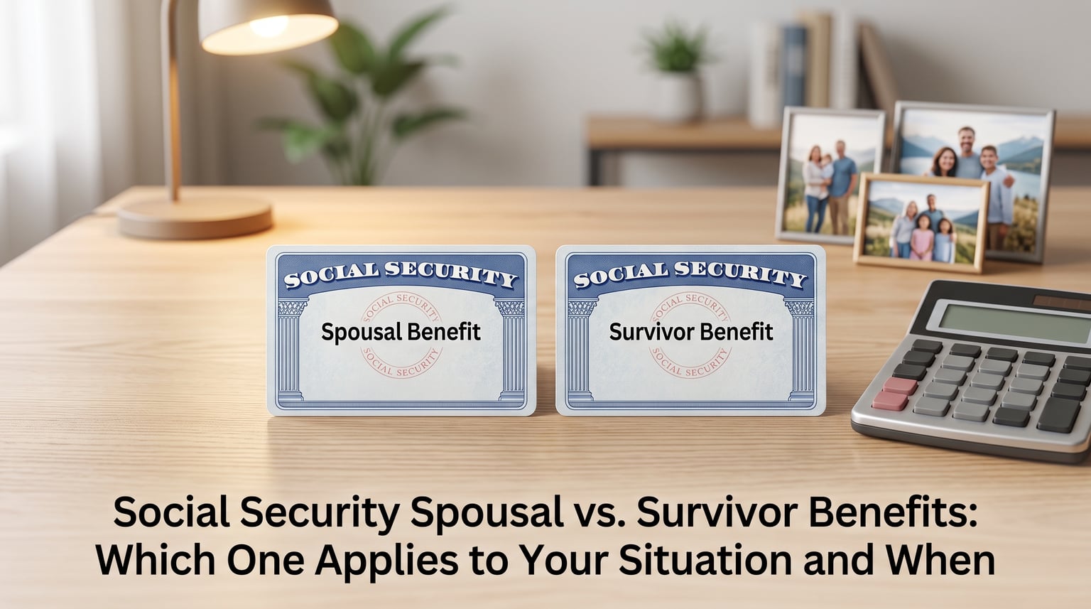 Social Security Spousal vs. Survivor Benefits: Which One Applies to Your Situation and When