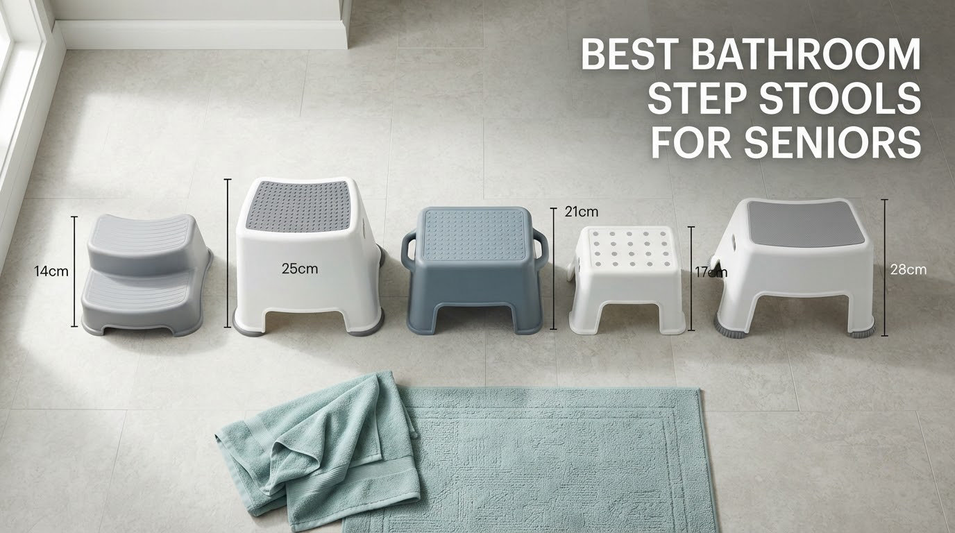 best bathroom step stools for seniors