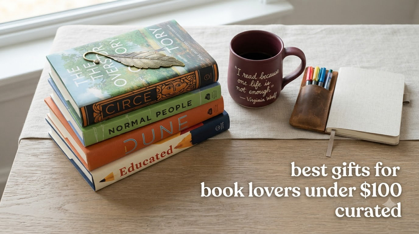 best gifts for book lovers under $100 curated
