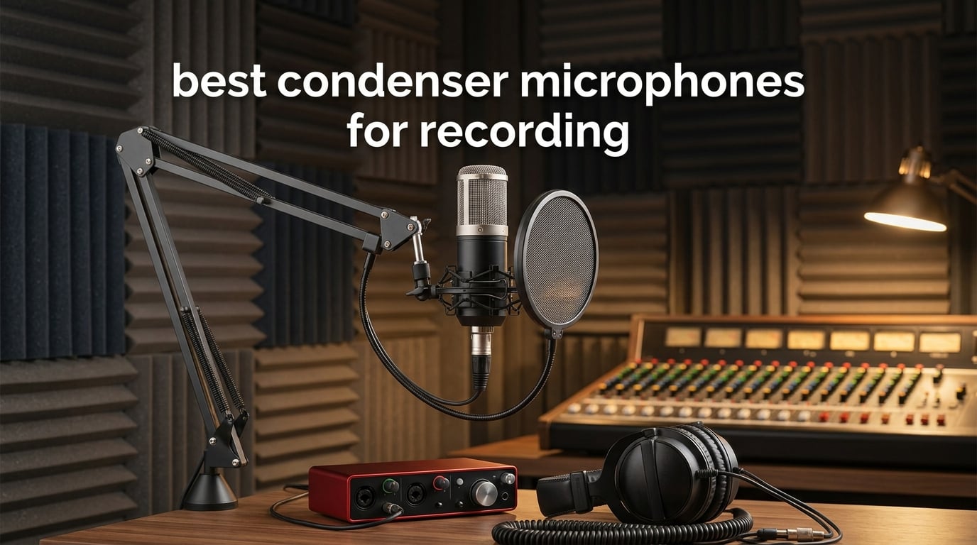 best condenser microphones for recording
