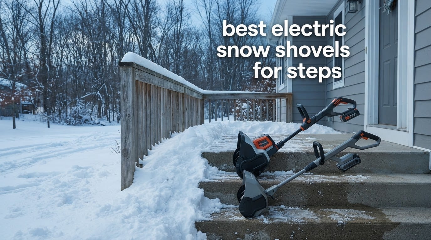 best electric snow shovels for steps