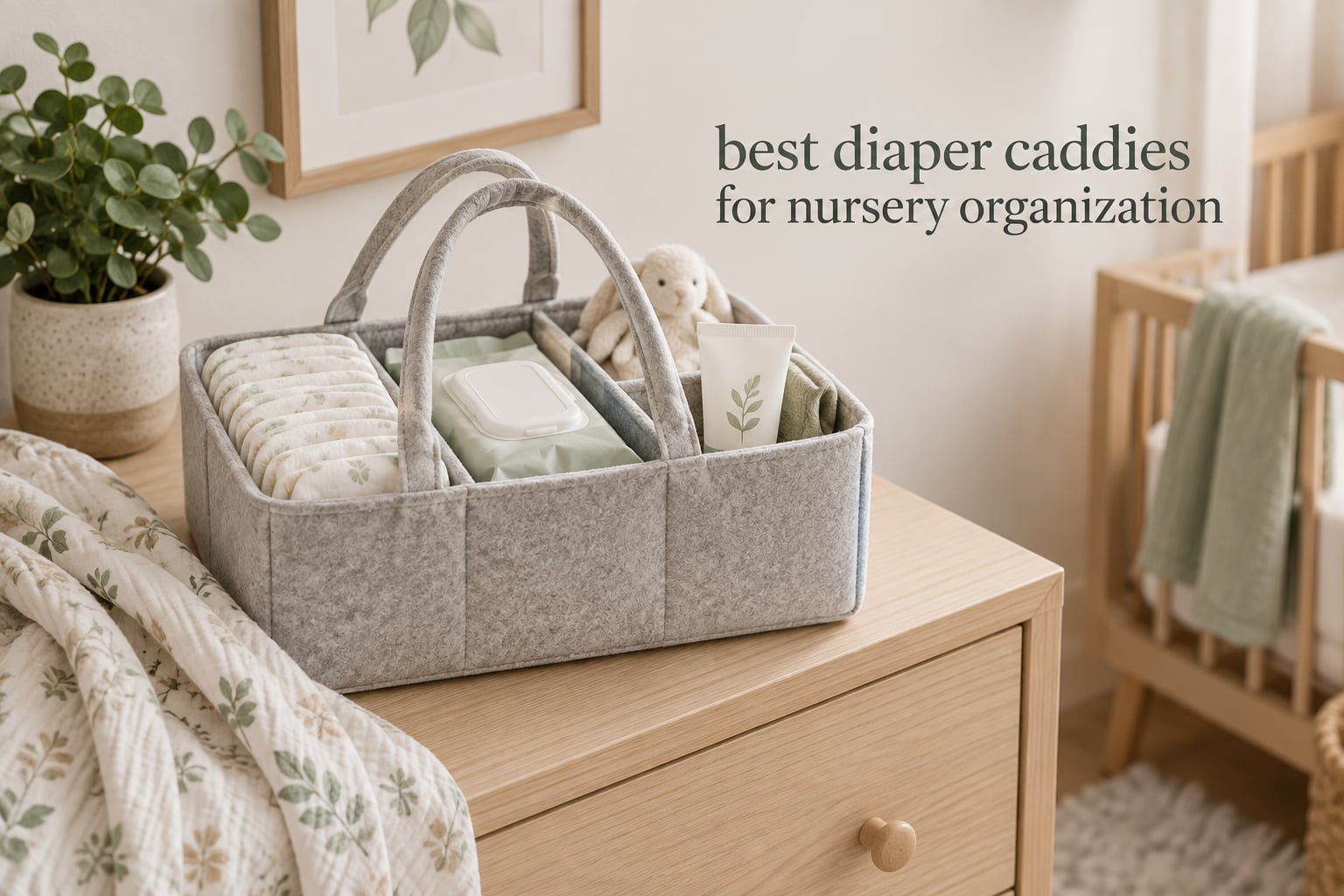 best diaper caddies for nursery organization